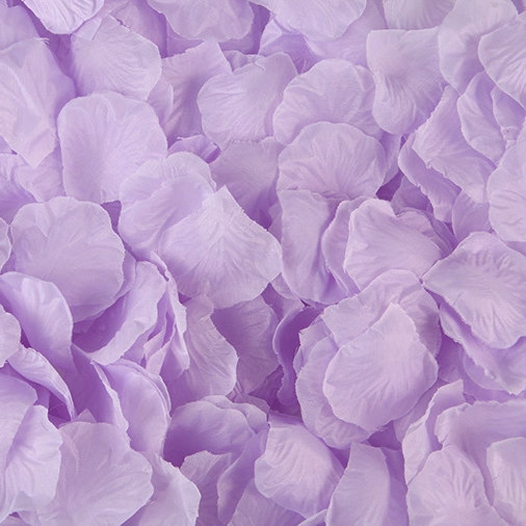 Lilac Light Purple Lavender Rose Petals Silk Rose Petalsdiy Etsy