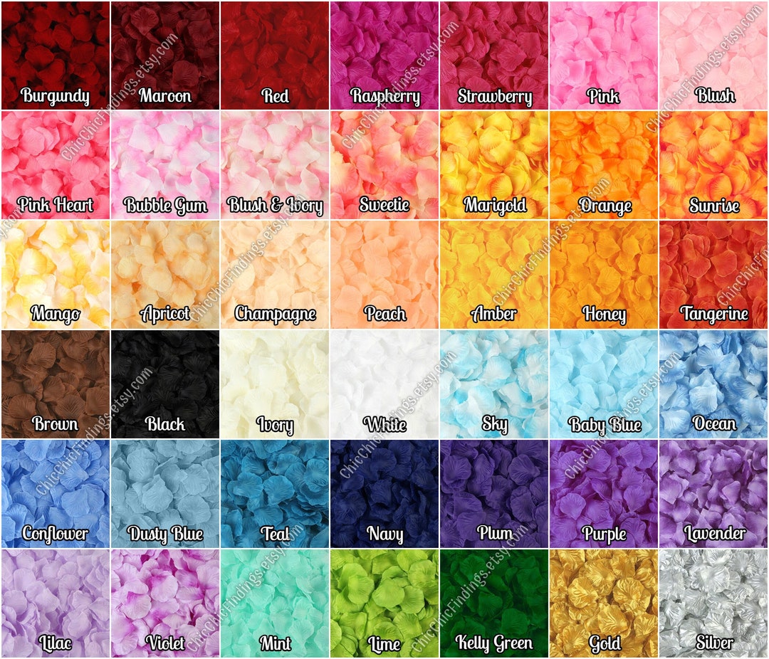 1000 Silk Rose Petals, DIY Aisle Runner, Rose Petal Aisle Runner, Flower Girl Petals, Petal Toss