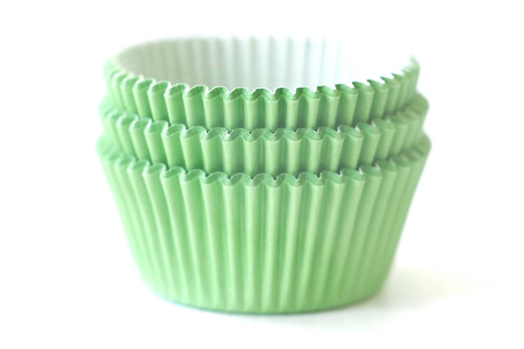 Solid Light Lime Green Cupcake Liners Etsy