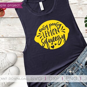 Limão SVG, Decoração de limão, Easy Peasy, Lemon Squeezy, Easy Peasy Lemon, Sinal de limão, Lemon Onesie, Mamas Main Squeeze, Arquivos SVG