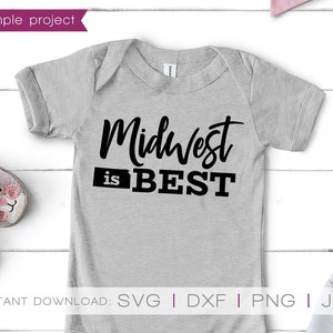 Midwest is best, Kansas svg, Midwest shirt, Home state SVG, Made in the midwest, Midwest apparel, Country svg, Farm svg, SVG Files