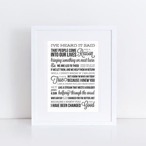 Wicked the Musical, I Have Been Changed For Good, Broadway Musical Art, Because I Knew You, Mentor Gift, 5x7 Instant Download Printable