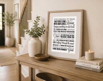 Wicked Musical Lyrics Art Print: Mentor Gift (8x10 Digital Download)