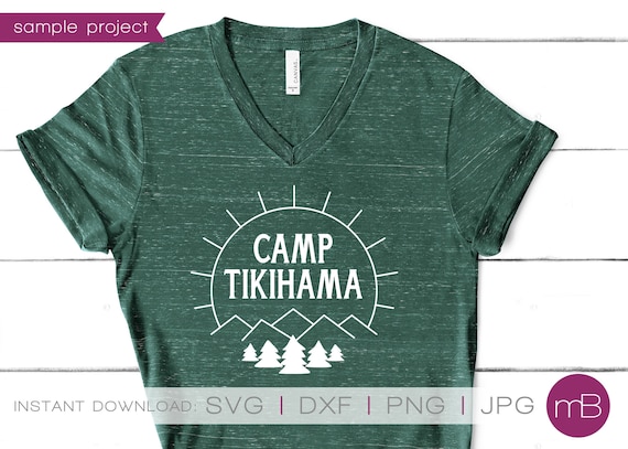 Psych Camp Tikihama SVG, TV Show Shirt Design (Digital Download)