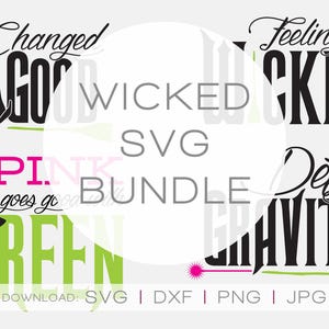 Wicked the Musical, Wicked SVG-bundel, Wicked Broadway, Everyone Verts, A Chance to Fly, Defying Gravity, Broadway, Musical, SVG-bestanden