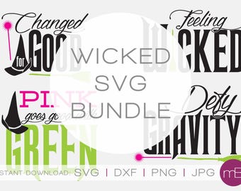 Wicked Broadway SVG Bundle: Musical Quotes (Digital Download)