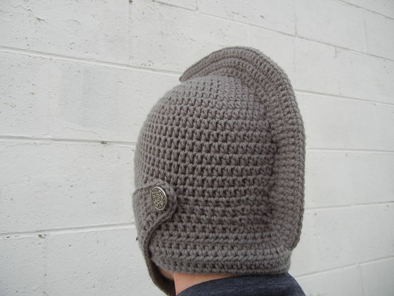 Knight/'s Helmet w Detachable Visor Crochet Pattern