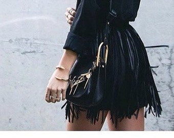 fringe, faux leather skirt, faux leather belt, belt, fringe belt, fringe skirt, black leather fringe, vynil fringe, vynil belt, leather belt