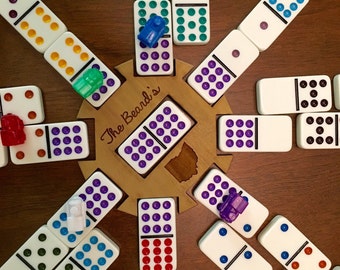 Mexican Train Dominos Hub - Custom