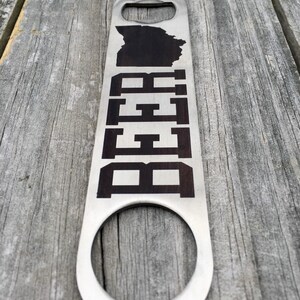 Edelstahl Ohio Bier Flaschenöffner