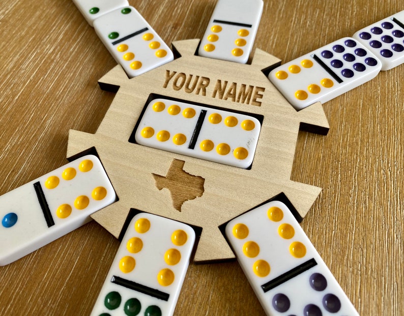 Mexican Train Dominos Hub Custom image 3