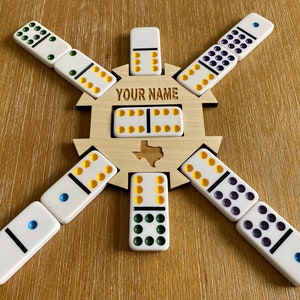 Mexican Train Dominos Hub Custom image 4