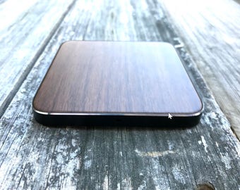 Wireless Charging Station (Square) - Wood