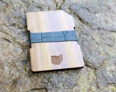 Reclaimed & Recycled Wood Wallet - Custom State Map
