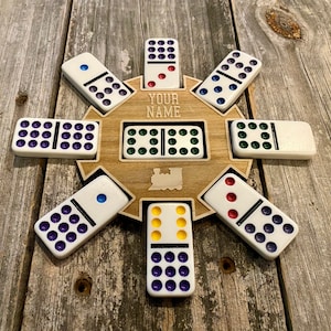 Mexican Train Dominos Hub - Custom