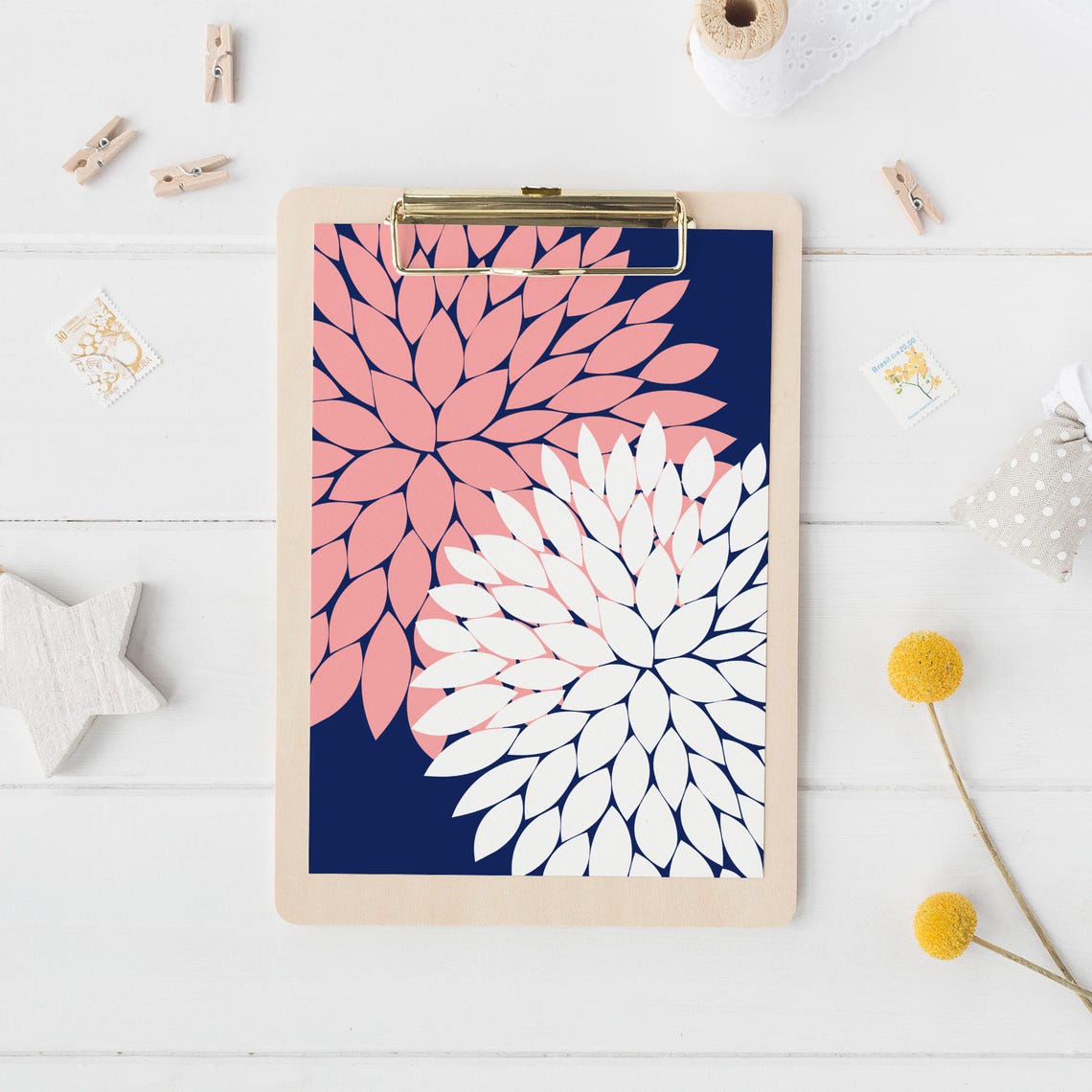 Joshua Bible Verse Citation Pivoine Fleurs Pépinière Art