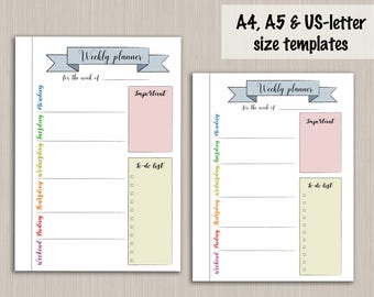 printable monthly habit tracker template for bullet journal etsy