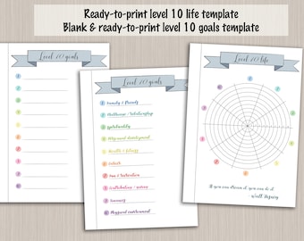 printable monthly habit tracker template for bullet journal etsy