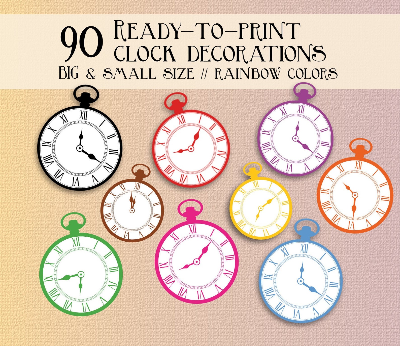 Party clock. Party clock