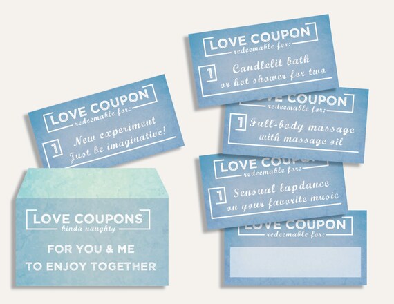 Colorful Instant download printable sexy love coupons book | Etsy