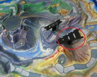 Long V Shaped Bridge 1986 Fireball Island Board Game Replacement Pieces Parts