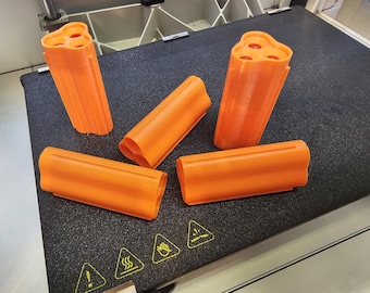 ORANGE - HIGH fps - Compatible with NERF 5 Sledgefire Shells