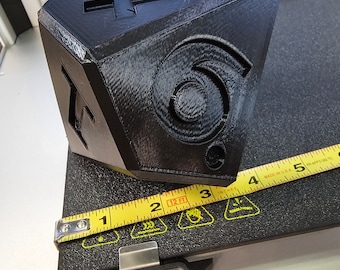 D10 - Quantity 1 - HUGE! - Overly Dramatic Dungeons and Dragons DIE Dice D&D 10 Sided BLACK oversize