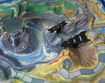 1986 Fireball Island Board Game Replacement Pieces Parts Both Bridges H V Shaped