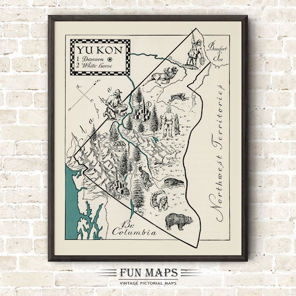 Yukon Art Print Etsy
