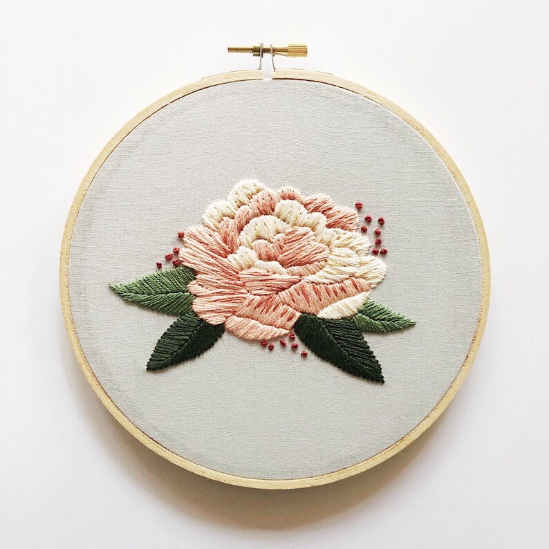 Pattern peony flower embroidery pattern pdf pattern flower  etsy Pattern peony flower embroidery pattern pdf pattern flower  etsy