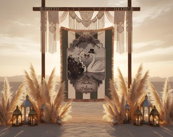 Custom Wedding Gift | Swans Floating "Together Forever" Personalized Couples Blanket | Engagement | Wedding Decor Idea