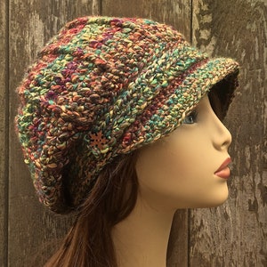 Crochet Pattern, the Riley Newsboy Hat, Women's Newsboy Crochet Pattern ...