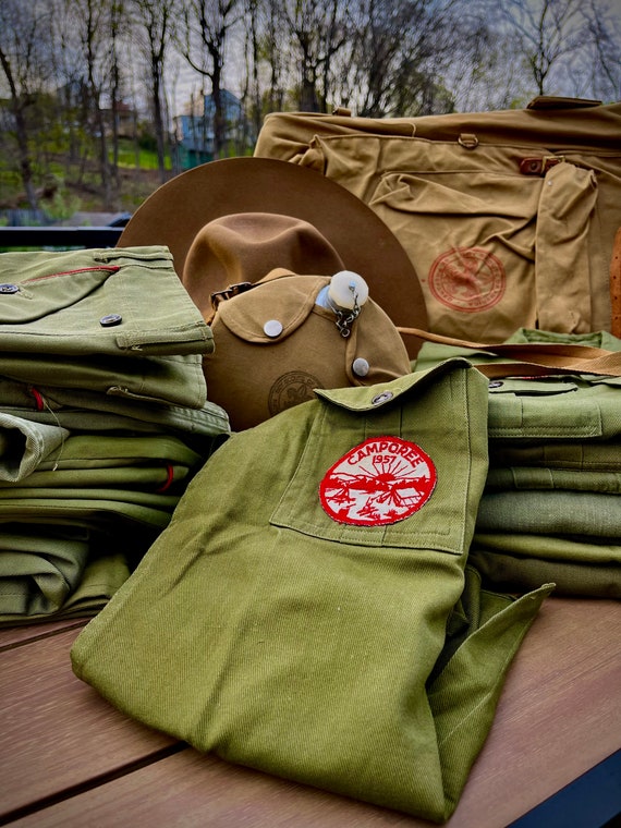 Vintage 1950's - 1970's Boy/Cub Scout uniforms + g