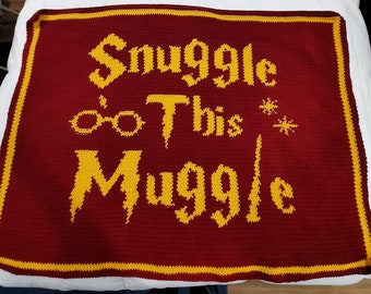 handmade crochet Blanket - Harry Potter