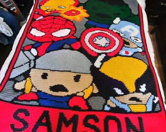 super hero blanket