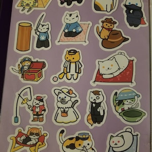 Neko Atsume Special Cat Stickers