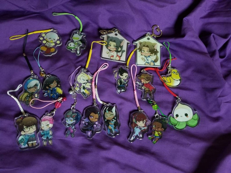 Overwatch Phone Charms image 1