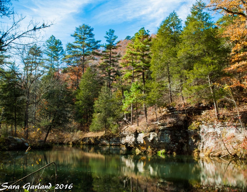 Gunner Pool Blanchard Springs Landscape Photography Ozark Etsy