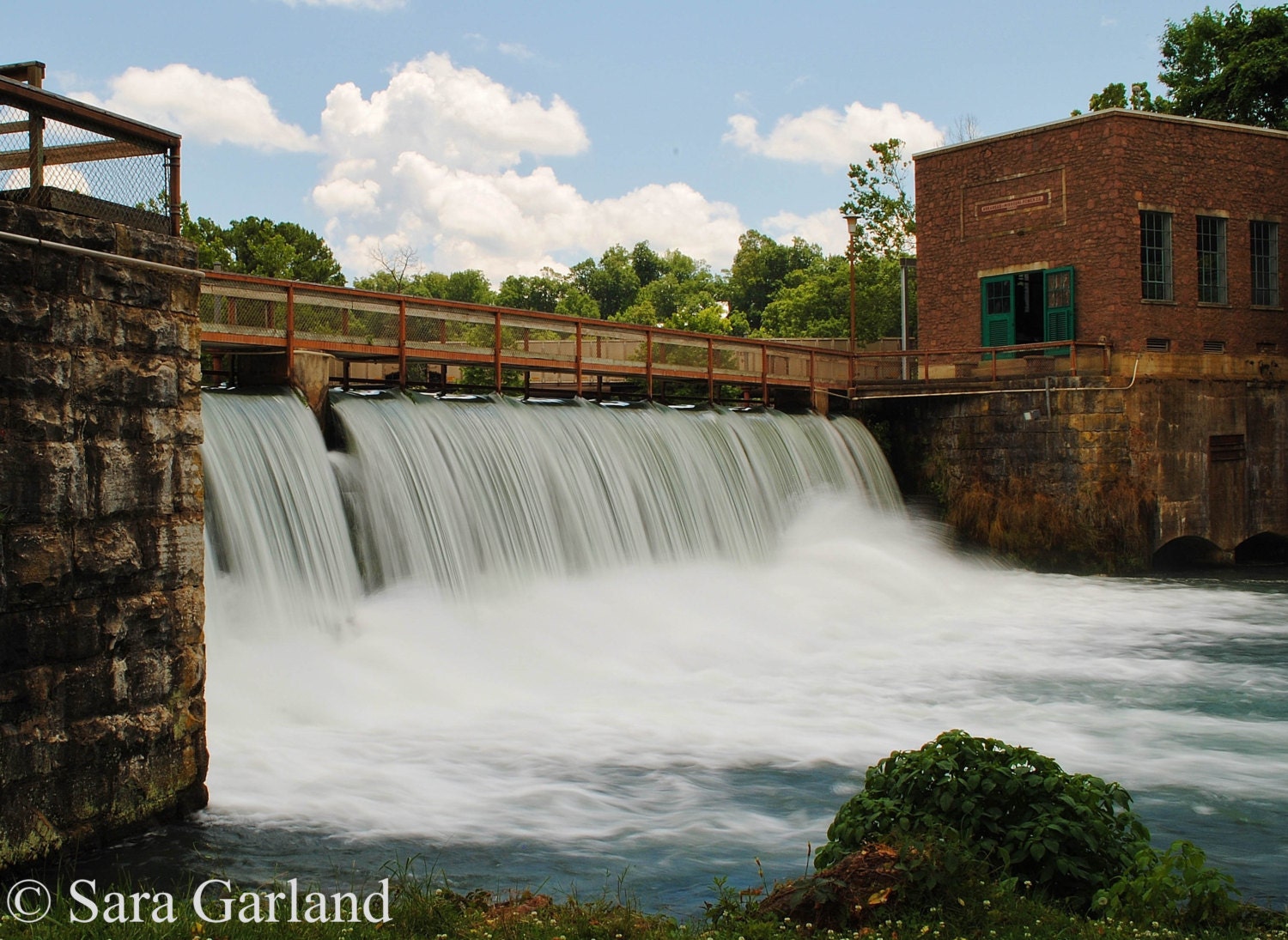 Mammoth Spring Dam Landscape Photography Nature Photography Etsy
