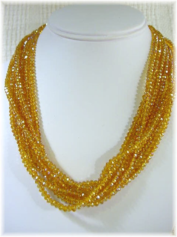 Swarovski Crystal Bead Sterling Silver Necklace, … - image 3