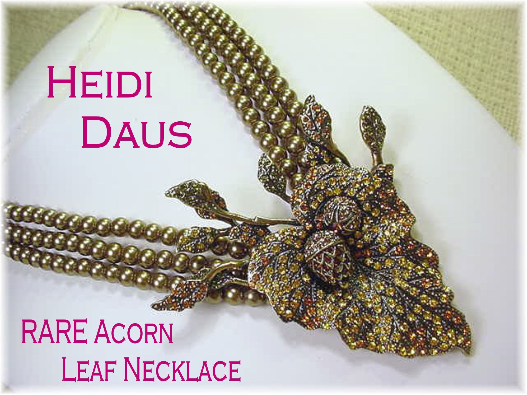 Heidi Daus Swarovski Heirloom Quality Necklace & Bracelet Set~Full of Possibilities (Pink Pearl), Women's, Size: 4, Grey Type