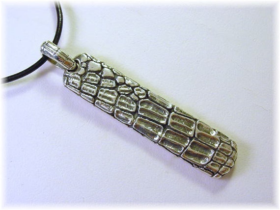 David Yurman Alligator Skin Sterling Silver Pendant Naturals - Etsy