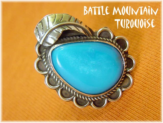 Fascinating Native American Navajo Blue Gem Turquoise Sterling Silver Spiral Earrings Fascinating Native American Navajo Blue Gem Turquoise Sterling Silver Spiral Earrings
