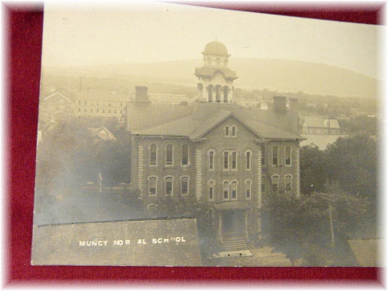 Muncy Pa Normal High School Real Photo RPPC Postcard Near Etsy