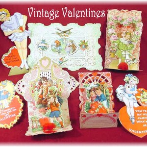 15 Vintage Valentine Card Lot, Antique Honeycomb Pop Ups, Pop Outs, Fold Outs, Made in Germany, Heart, Valentines Day, Love   FREE SHIPPING