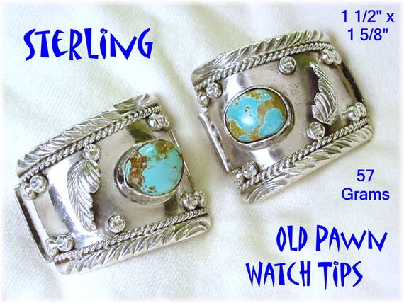 Heavy Vintage Native American Navajo Old Kingman Turquoise Sterling Silver Bracelet Old Heavy Vintage Native American Navajo Old Kingman Turquoise Sterling Silver Bracelet Old