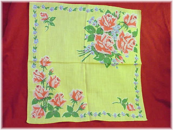 7 Roses Hankie Cotton Lot, Burmel, Cotton Handker… - image 8