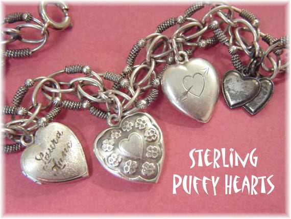 Pink Hearts Of Love Vintage Native American Navajo Sterling Silver Repoussed Bracelet Pink Hearts Of Love Vintage Native American Navajo Sterling Silver Repoussed Bracelet