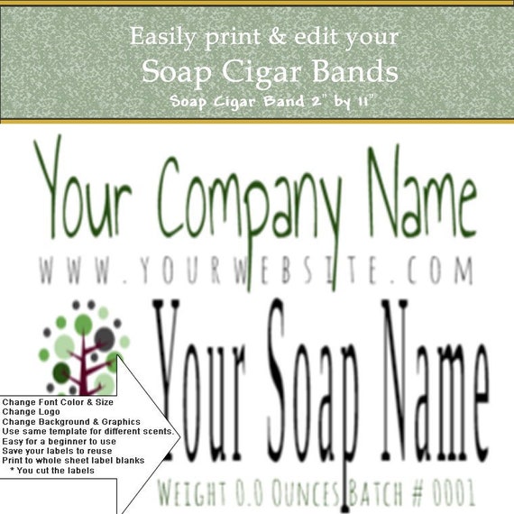 35 Cigar Band Soap Label Template Labels Design Ideas 2020