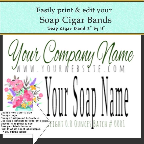 35 Cigar Band Soap Label Template Labels Design Ideas 2020
